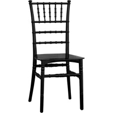 OKAFFAREFATTO MADDALONI Chiarina kėdė iš polipropileno plastiko, juodas blizgesys, sustiprintas modelis