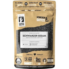 Bremer Gewürzhandel Black Sesame, Natural, Unsalted, Sesame Seeds, Sesame Seeds, Sesame Seeds 250 g