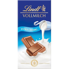 Lindt Chocolate | Full Milk Bar | 100g | Extra Creamy Milk Chocolate | Chocolate Bar
