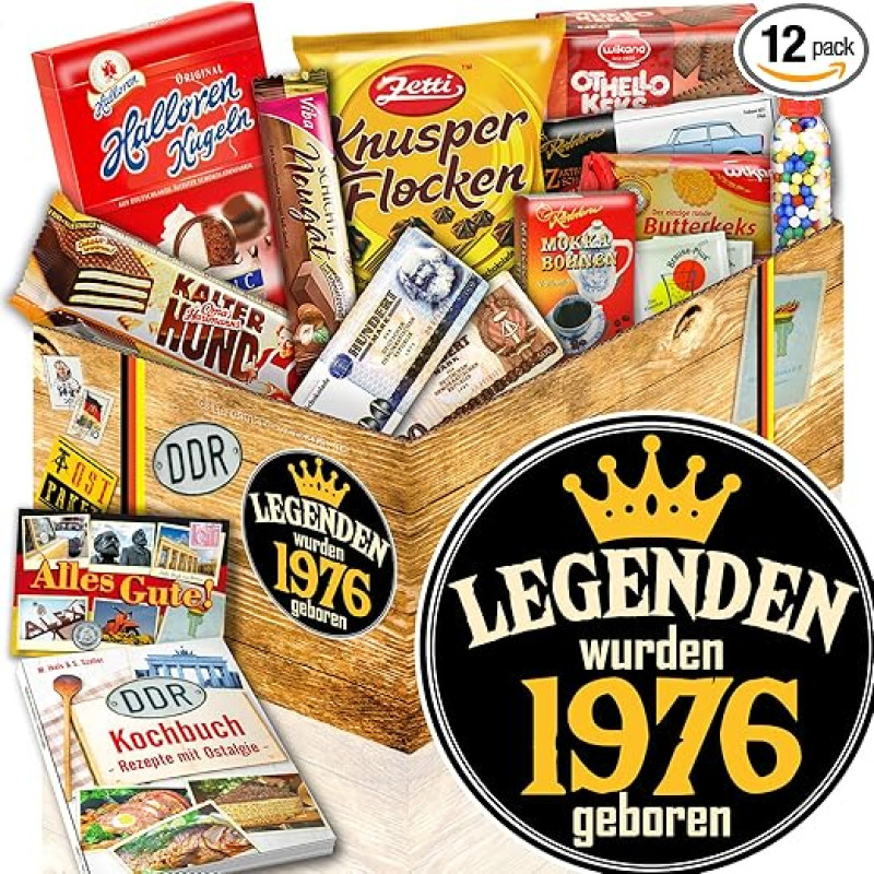 Legendos 1976 + Nostalgijos saldainių rinkinys + gimtadienio dovanų idėjos