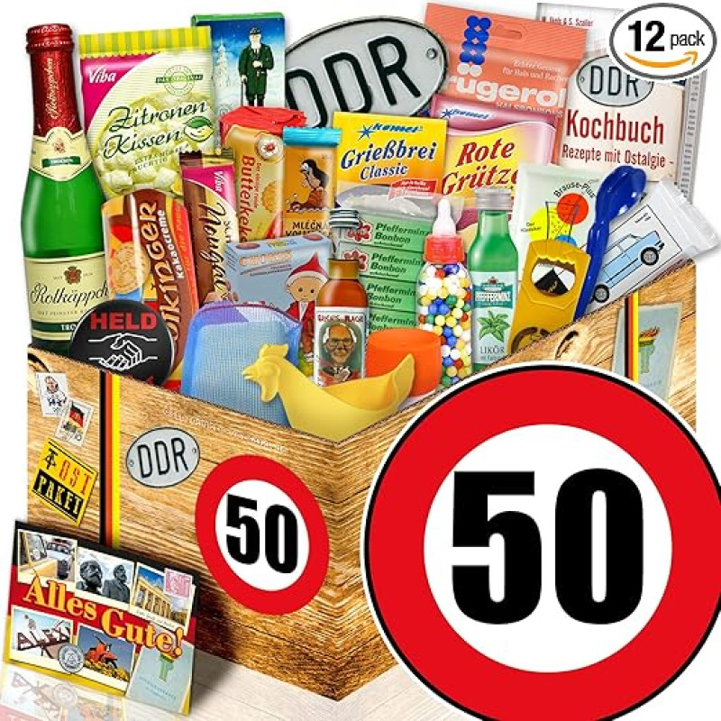 Dovanų rinkinys / 24 Allerlei / Gimtadienis 50 / DDR siuntinys Motina