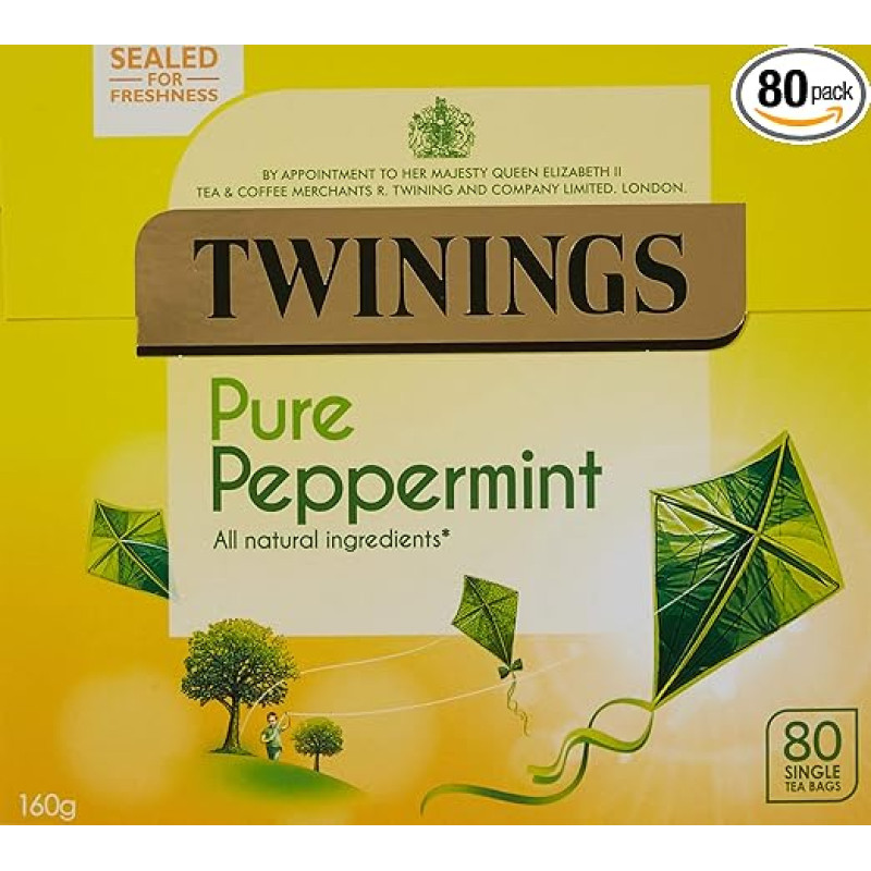 Twinings Revive & Revitalise Pure Peppermint 80 maišelių 160 g