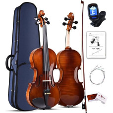 Aileen Violin 4/4 Adult Violin Beginner Shiny Antique Appearance