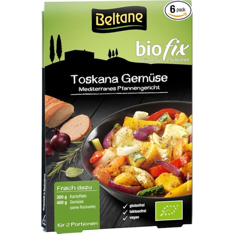 Biofix Toskanos daržovės 6 x 19,30 g