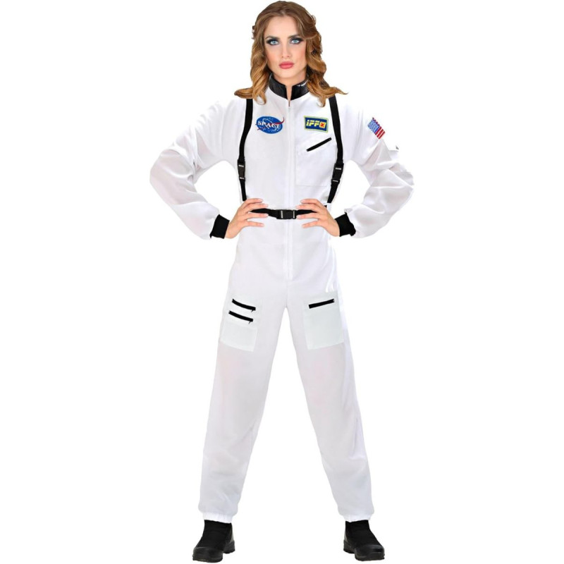 W WIDMANN MILANO Party Fashion - Kostüm Astronautin, Raumanzug, Overall, Weltall, Space Girl, Raumfahrer, Faschingskostüme