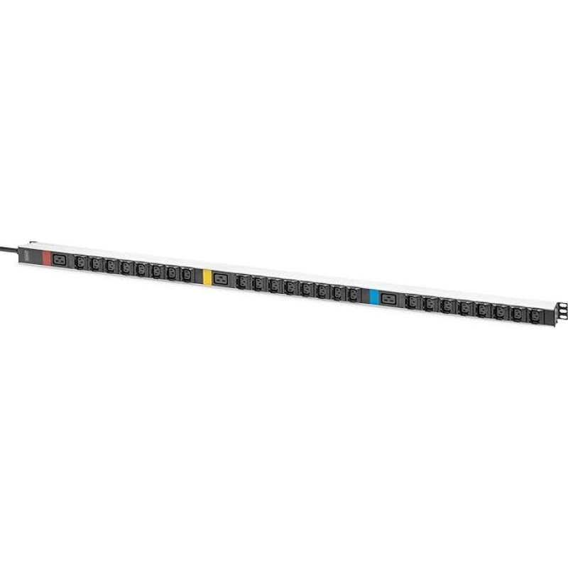DIGITUS IT Basic PDU vertikalus 16A 3-PH 24XC13 3XC19 3M kabelis 3PH-16A