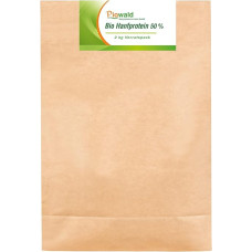 Ekologiški kanapių baltymai - 2 kg tiekimo pakuotė | Augalinių baltymų milteliai iš Piowald | Vegan | Baltymų milteliai, baltymų milteliai iš kanapių sėklų