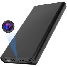 Mini kamera, nešiojamoji kamera, HD 1080P vidaus/ lauko apsaugos kamera, 55 valandų įrašymo laikas, judesio aptikimas, tinka namų ūkiui ir biurui stebėti, be 