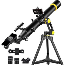 Teleskopai suaugusiesiems Astronomija Profesionalus 90 mm diafragma 1000 mm Galingas teleskopas pradedantiesiems ir vaikams su tiksliu reguliavimu Vertisteel AZ Mount