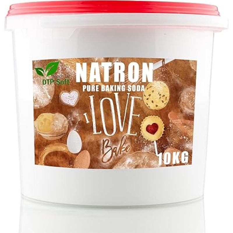 Natrio vandenilio karbonatas Kepimo soda Natrio druska Natrio druska E500 su kibiru (10 kg)