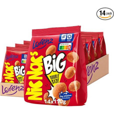 Lorenz NicNac's Big Double Size 14 x 110 g Vegetariškas