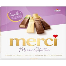 merci Finest Selection Mousse au Chocolat Variety - 1 x 210g - Įdarytas ir neįdarytas šokolado patiekalas