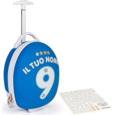 boppi Tiny Trekker Lengvas vaikiškas kelioninis vežimėlis su ratukais (17 litrų talpos) - Football Italy (su lipdukais), Football Italy (su lipdukais)