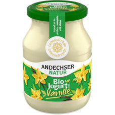 Andechser Natur Organic Yogurt Vanilla 3.8% (6 x 500 g)