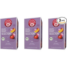Tea Pot Organic Fruit Tea - Pack of 3 Fruit Selection (3 x 20 Bags, 180 g)