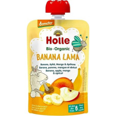 Holle Pochy Banana Llama Banana Apple Mango Apricot 100g