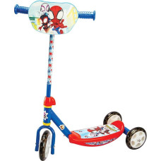 Smoby - Spidey Children's Scooter - 3 Wheels - Height-Adjustable Handlebar - Non-Slip Tread - Sturdy Construction - Lightweight & Portable - From 3 Years