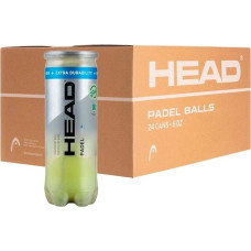 24 skardinių dėžutė su 3 kamuoliukais Head Padel Pro +
