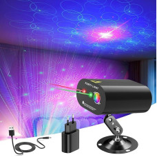 DJ disko kamuolys Šalis Šviesos žibintai su garso nuotolinio valdymo pulteliu, ABS RGB LED stroboskopinis scenos apšvietimas, Šviesos projektorius Xmas/Rave/Klubas/Baras/Namų kambario apdaila, dovana gimtadienio ir švenčių proga