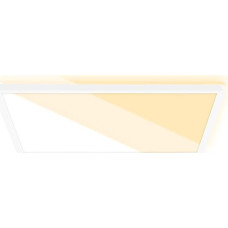 BRILONER LED lubų šviestuvas svetainei, plokščias lubų šviestuvas, svetainės šviestuvas, LED skydelis, reguliuojama šviesos spalva, foninis apšvietimas, baltas