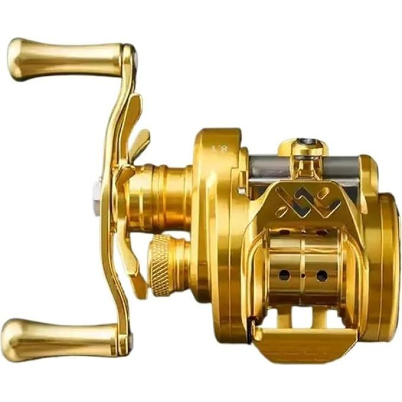 Generisch DBC-01/02 Angelrollen Ganzmetall-Magnetbremse Universal