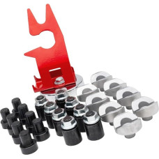 Tragbares Schweißspannwerkzeug-Set mit V-Blöcken und Klemmen, modulares Fixture Kit aus legiertem Stahl für Metallbearbeitung, rutschfeste Oberfläche für präzise Ausrichtung und stabile