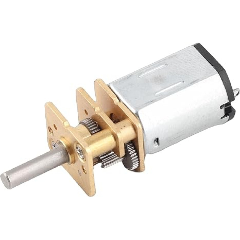 DC-Getriebemotor, Mini-Elektromotor mit Drehmoment und Metallgetriebe, 15-1000 U/min Geschwindigkeit für Roboter 3V (500RPM)