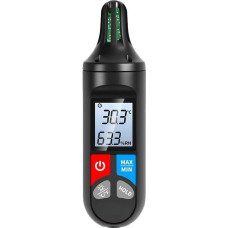 Skaitmeninis termometras-higrometras, LCD ekranas, Temperatur- und Luftfeuchtigkeitsmesser, mit Max/Min-Aufzeichnung, -10 °C bis 60 °C, ± 1 °C Genauigkeit, tragbar für den industriellen Einsatz
