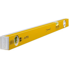 STABILA Telescopic Spirit Level Type 80 T, 80 - 127 cm, Aluminium Profile with Telescopic System, 1 Horizontal Level, 1 Vertical Level, Integrated Slip Stopper, Made in Germany