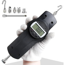 Skaitmeninis kraftmessgerät, aukšto lygio Push-Pull-Messgerät, su Echtzeit-/Spitzenmodi, automatisch hinterleuchtetem LCD, Einheiten (N, kg, Lb, Oz), 5 Sonden, for Zug- und(200N)