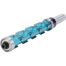 Naroote 1/2-Zoll-Schaft-Bündigschnitt-Spiralfräser, 3 11/32-Zoll-Schnittlänge, Hartmetall-Holzschneidewerkzeug mit Aufbewahrungsbox, Ideal für Holzbearbeitungsprojekte