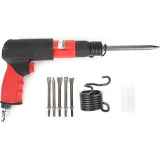 Luftschaber, 250 mm pneumatinis plaktukas su pistoletu, Luftschaufelwerkzeug zum Entfernen von Rost, Graten, Schweißnähten und zum Abkratzen von Oberflächen (EU-Stecker)