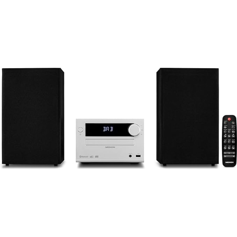 MEDION E64482 Mikro garso sistema Kompaktinė sistema (DAB+, CD grotuvas, PLL FM radijas, 