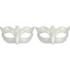 Boland - Venecijos akių kaukės papuošalai Maskarado pokylis Venecijos karnavalo teminis vakarėlio kostiumas (2 vnt.)