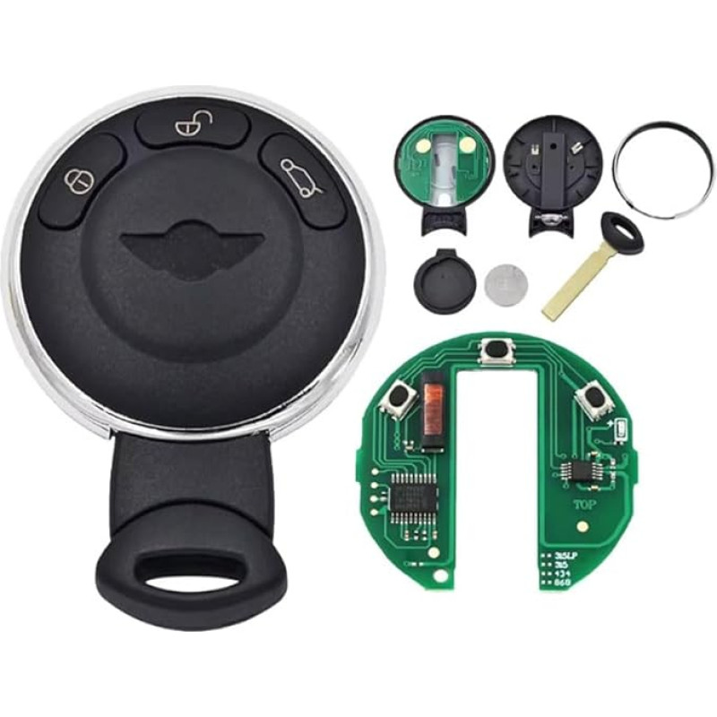 3 mygtukų išmanusis nuotolinio valdymo automobilio raktas Cas3 sistema Fob BMW Mini Cooper S ONE D Clubman Countryman nuotolinio valdymo išmanusis raktas 868 MHz KR55WK49333