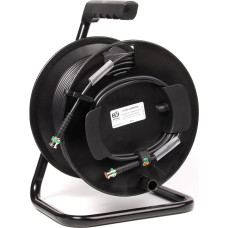 R-SDI-3006N/030-30 m 4K-UHD 12G-SDI (0,8/3,75/6,0) vaizdo kabelis, sumontuotas ant kabelio laikiklio su BNC 4K-UHD - Viengubas laidininkas - Juodas - Lankstus PVC