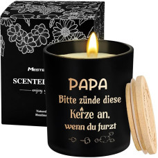 Gifts for Dad, Scented Candles Gift Set for Father's Day, Ebony Sandalwood Scented Candle, Father's Day Gift, Birthday Gift, Christmas Gifts, Relaxation, Funny Gift for Dad
