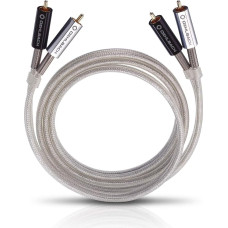 OEHLBACH Master Set SILVER EXPRESS, analoginė jungtis. Apdovanojimus pelnęs kabelis. 2x1 m. Spalva: sidabrinė. ŽVAIGŽDUČIŲ ĮVERTINIMAS: 4.
