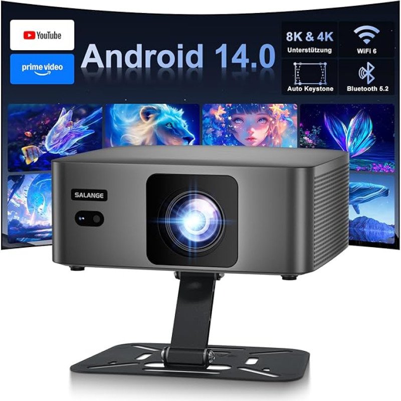 ZDSSY mini projektorius 8K palaiko 1080P išmanųjį projektorių 