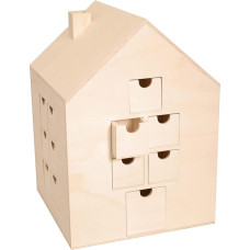 Artemio 14003547 Advent Calendar House for Decorating