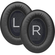 Replacement Ear Pads for Bose QuietComfort 45 (QC45) Quiet Comfort 45 Over-Ear Headphones, Replacement Cushion with Softer Protein Leather, Noise Isolating Memory Foam (QC45-Black)