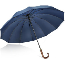 ZOMAKE Großer Regenschirm 55 inch,12 Rippen / 16 Rippen Golfschirm Groß Stabil,Travel Schirm XXL Groß mit Auf-Zu-Automatik für Herren Damen