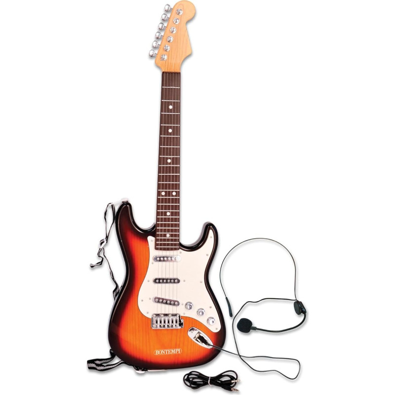 Bontempi elektrinė gitara su Headeset Micro su Conn.Mp3