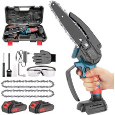 Mini grandininis pjūklas su akumuliatoriumi