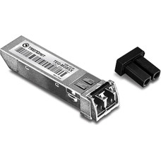 TRENDnet Gigabit SFP LC modulis, daugiamodis, Mini-GBIC, iki 550 m, suderinamas su standartiniais SFP lizdais, jungiamas karštuoju būdu, atitinka ANSI Fiber Channel, TEG-MGBSX