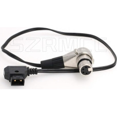 SZRMCC D-Tap to XLR 4-Pin Female Power Cable for DSLR Camcorder LED Flash Light ARRI Alexa Camera Monitor Straight Cable