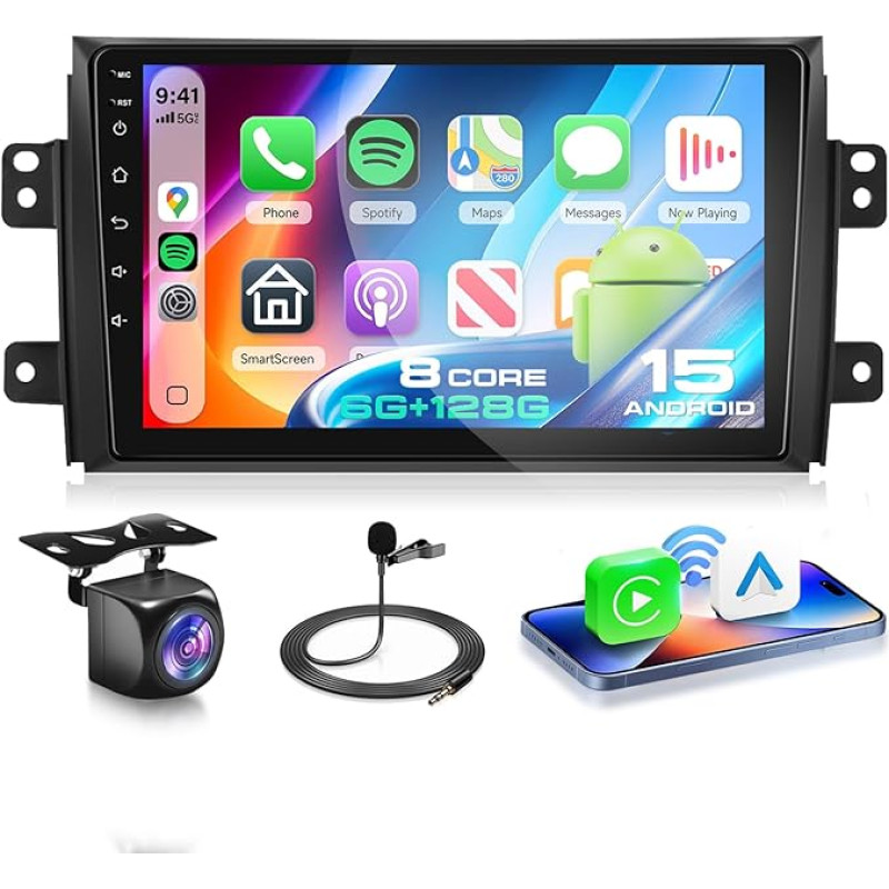 VECHTEL 8 branduolių 6G + 128G automobilinis radijas 