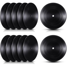 Tuščios vinilinės plokštelės, 7 colių kompaktiniai diskai kambario dekorui, CD sienų dekoracijos, viniliniai įrašai, dekoracijos, nepriklausomo kambario dekoras, miegamojo kambario dekoras, 