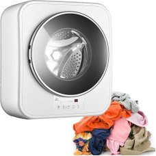 Elektrinė kompaktiška skalbyklė ir džiovyklė, 3 kg mini automatinė iš priekio pakraunama mašina, greitaeigis suktuvas, LED jutiklinis skydelis, keli skalbimo režimai