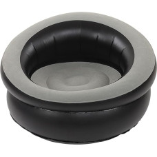 Pripučiama sofa, pripučiama sofa kėdė, nešiojama pripučiama kėdė, pripučiama oro sofa su greituoju vožtuvu, oro kėdė svetainei, miegamajam, skaityklai, biurui, balkonui, kelionei (pilka)